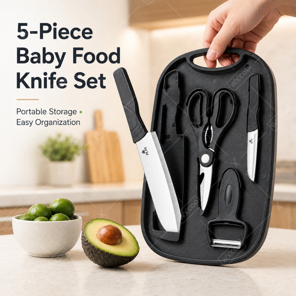 Baby Food Preparation Knife Se - Baby Food Scissors 评论和价格