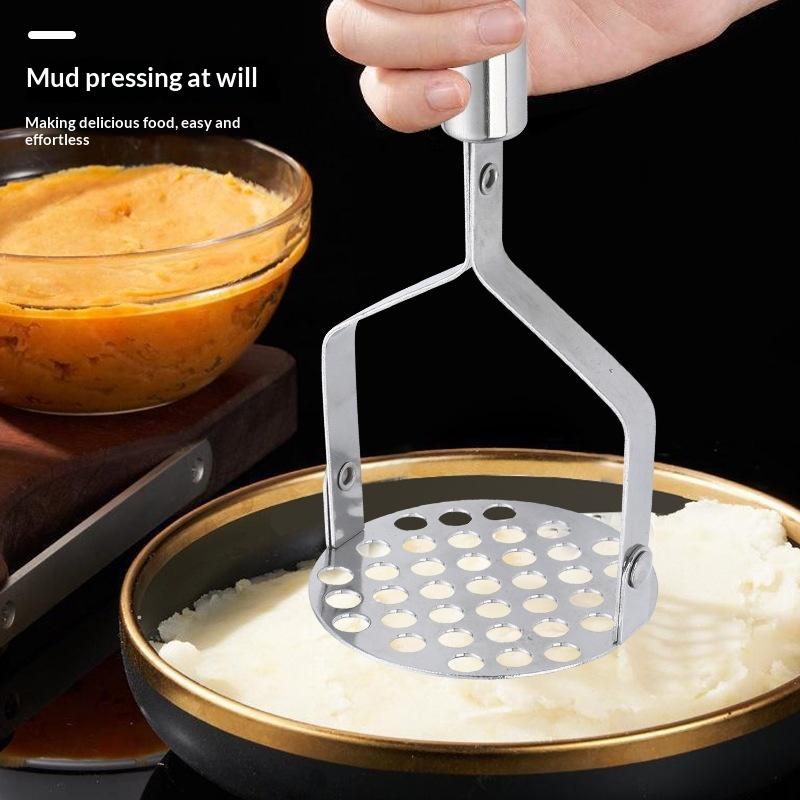 Stainless Steel Potato Masher  - Baby Food Vegetables 评论和价格