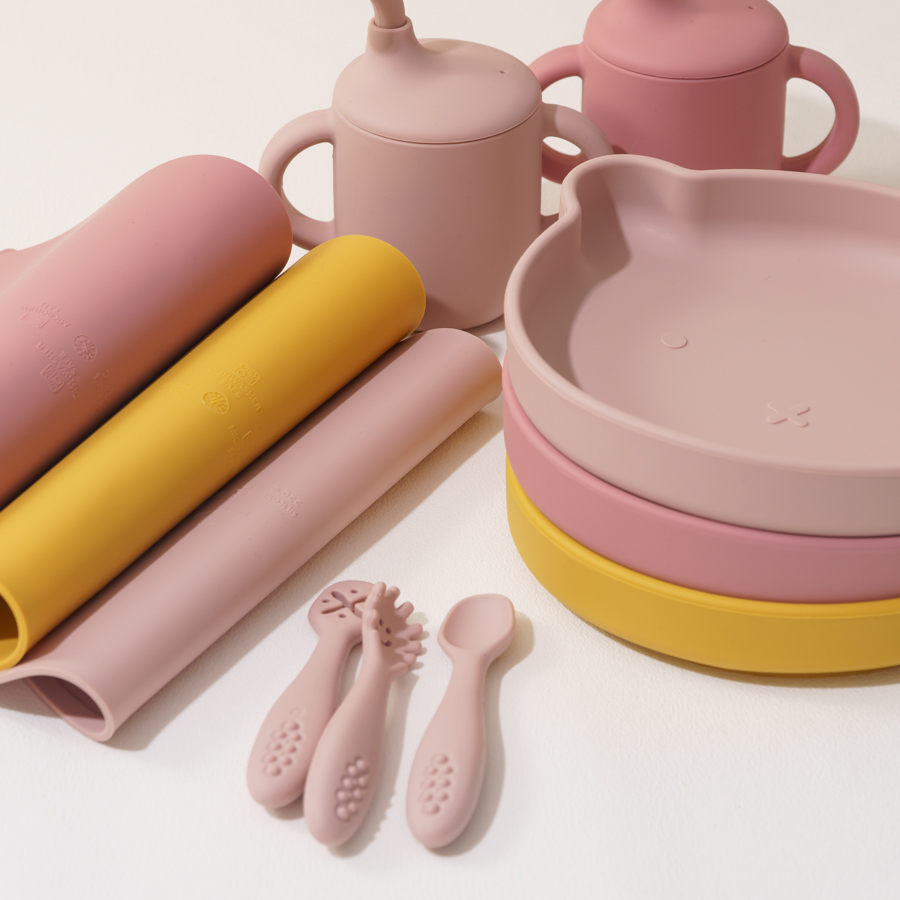 8PCS Silicone Baby Feeding Set - Baby Food Jars With Lids 评论和价格