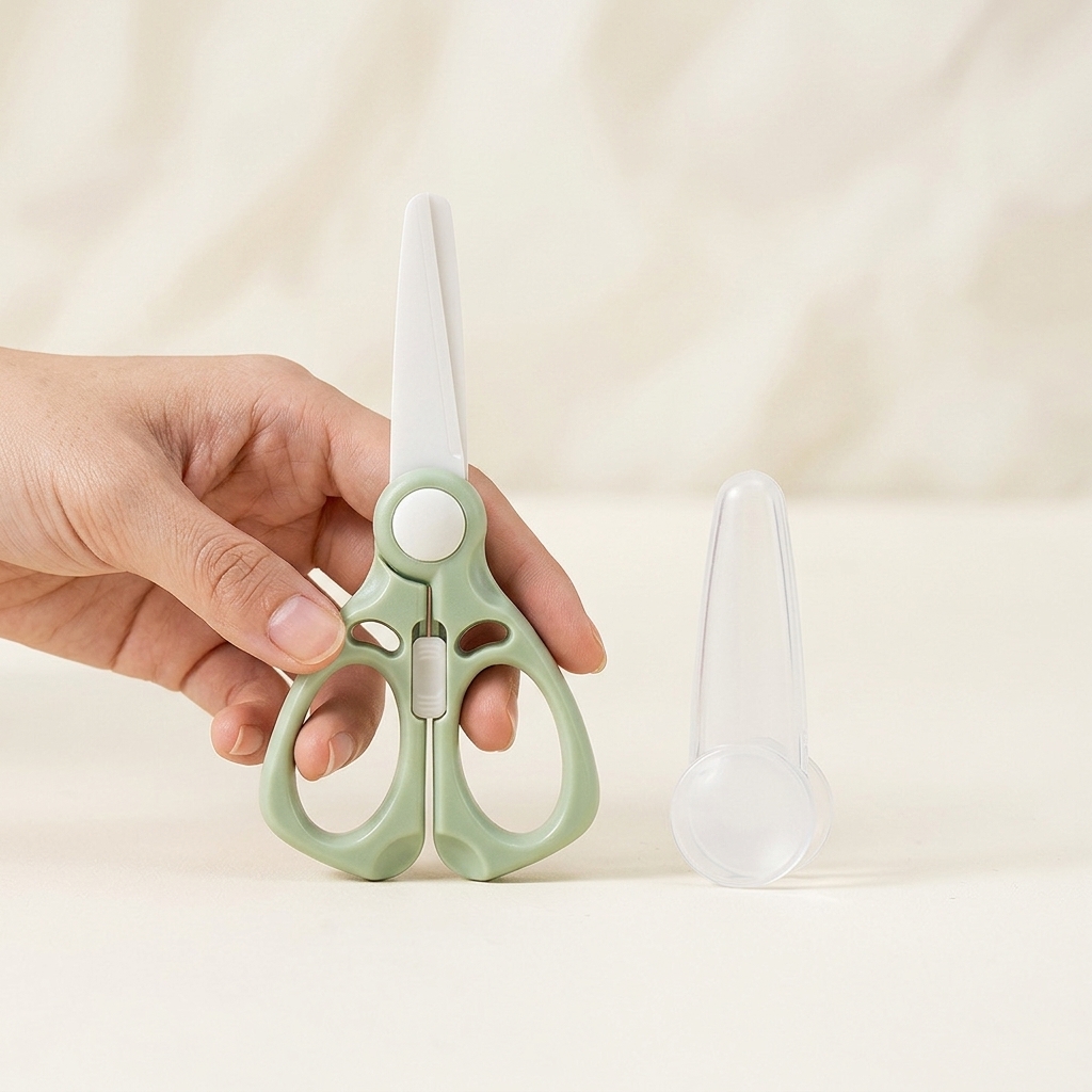 Ceramic Food Scissors Portable - Baby Food Scissors 评论和价格