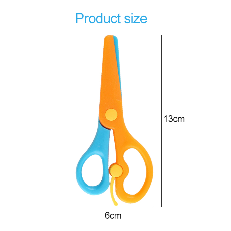 Plastic Scissors Double Color  - Baby Food Scissors 评论和价格