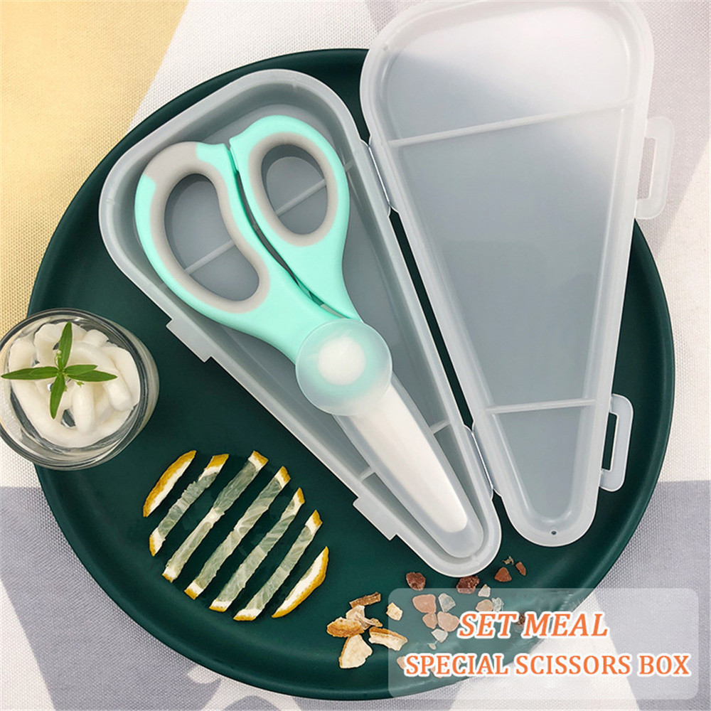Portable Ceramic Scissors Baby - Baby Food Scissors 评论和价格