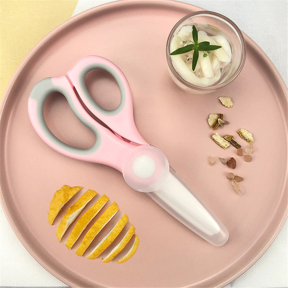 Portable Ceramic Scissors Baby - Baby Food Scissors 评论和价格
