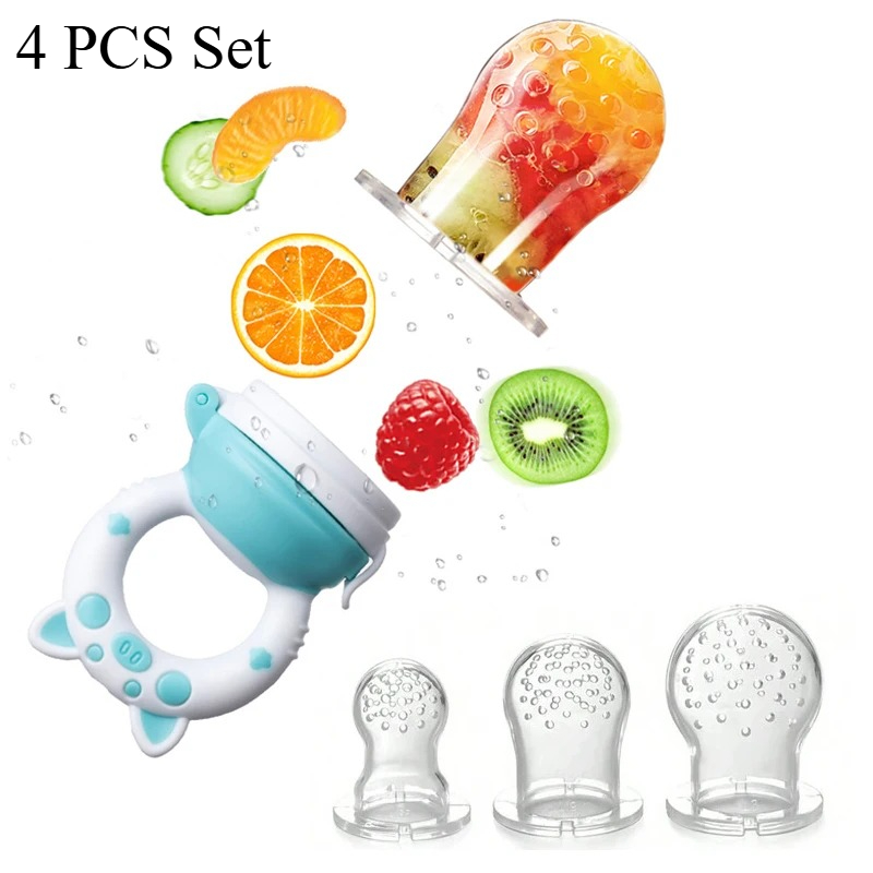 4pcs/set Silicone Fruit & Vege - Baby Food Vegetables 评论和价格
