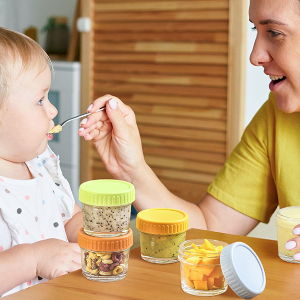 6pcs Multipurpose Glass Baby F - Baby Food Jars With Lids 评论和价格