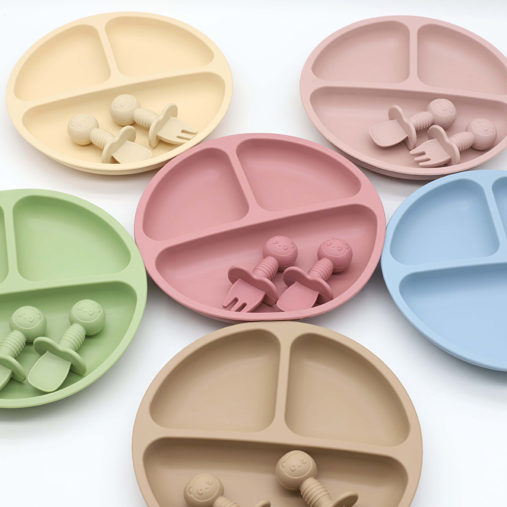 3pcs Baby Silicone Tableware S - Baby Food Menu 评论和价格
