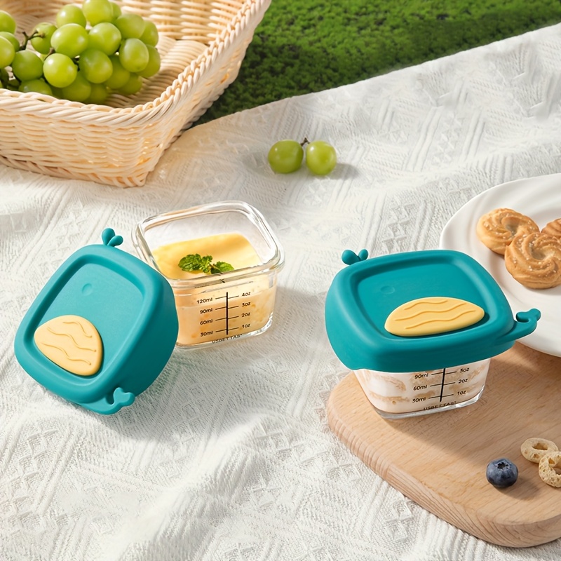 120/180ml Glass Baby Food Cont - Baby Food Jars With Lids 评论和价格