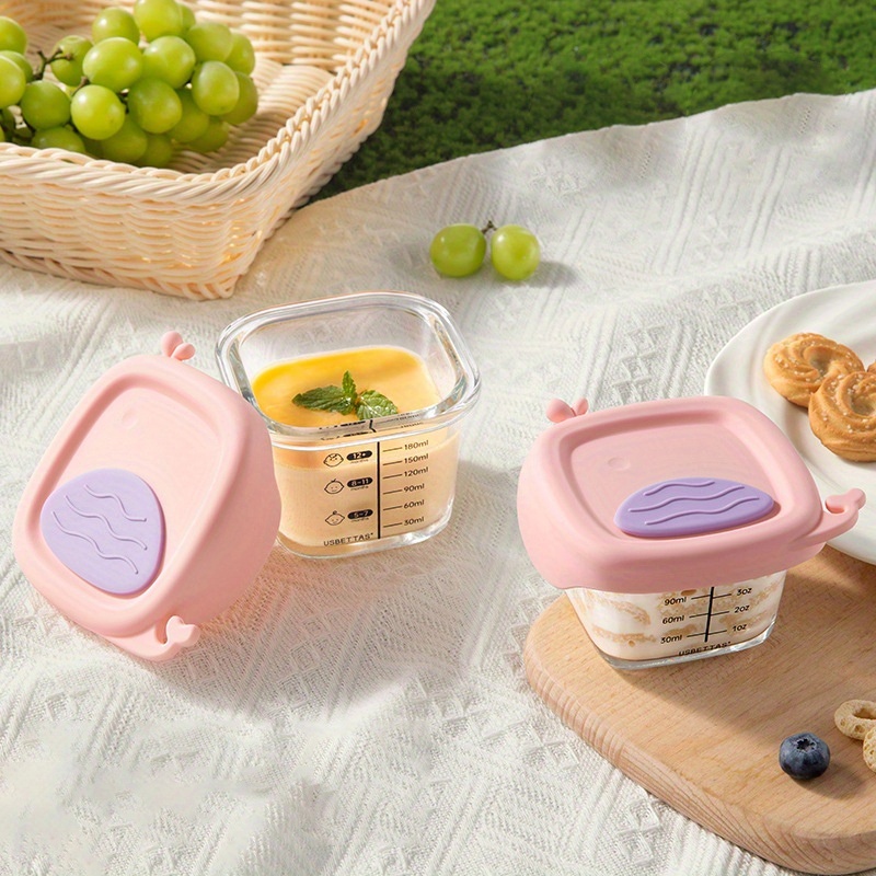 120/180ml Glass Baby Food Cont - Baby Food Jars With Lids 评论和价格