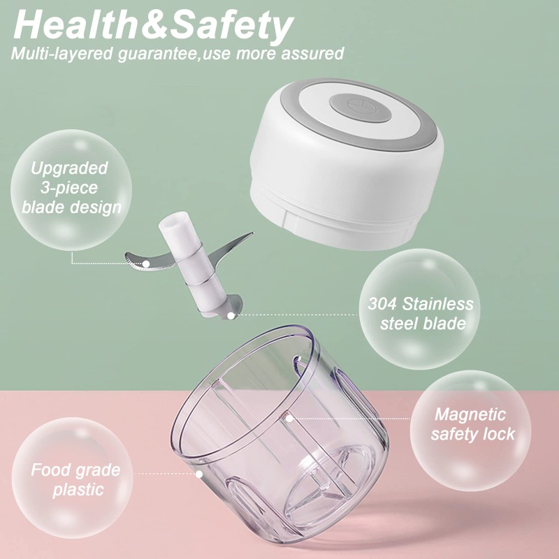 250ML Electric Garlic Grinder  - Baby Food Vegetables 评论和价格