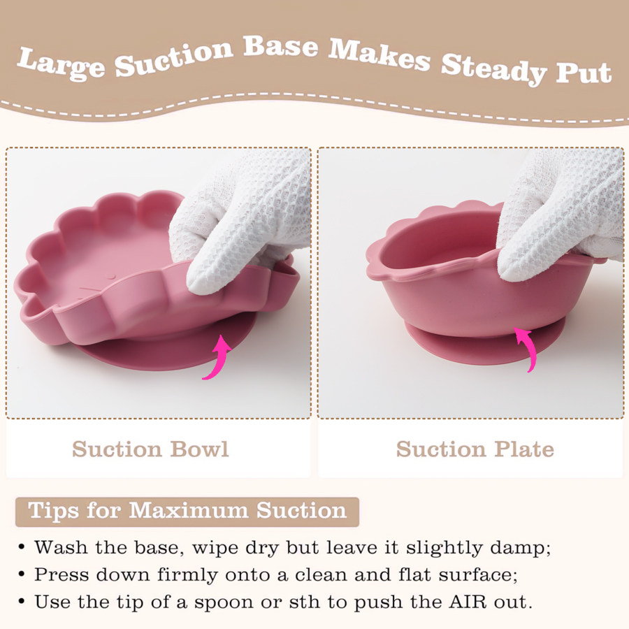 7PCS Baby Silicone Tableware S - Baby Food Menu 评论和价格