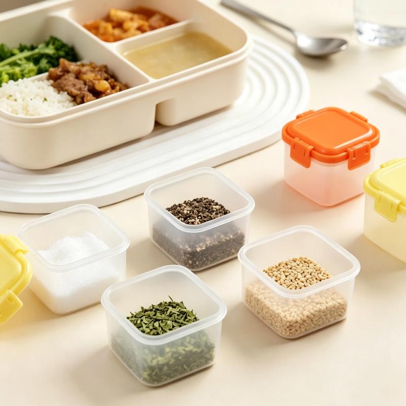 4Pcs Stackable PP Mini Food Ja - Baby Food Jars With Lids 评论和价格