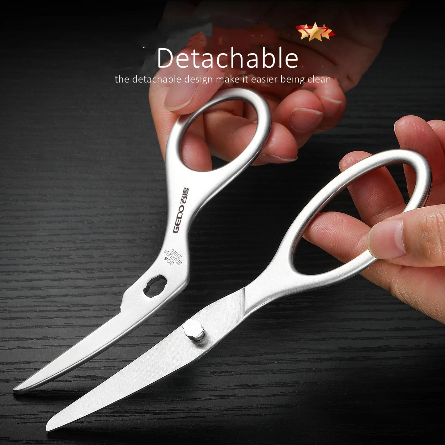 Certified Pure 304 Stainless S - Baby Food Scissors 评论和价格