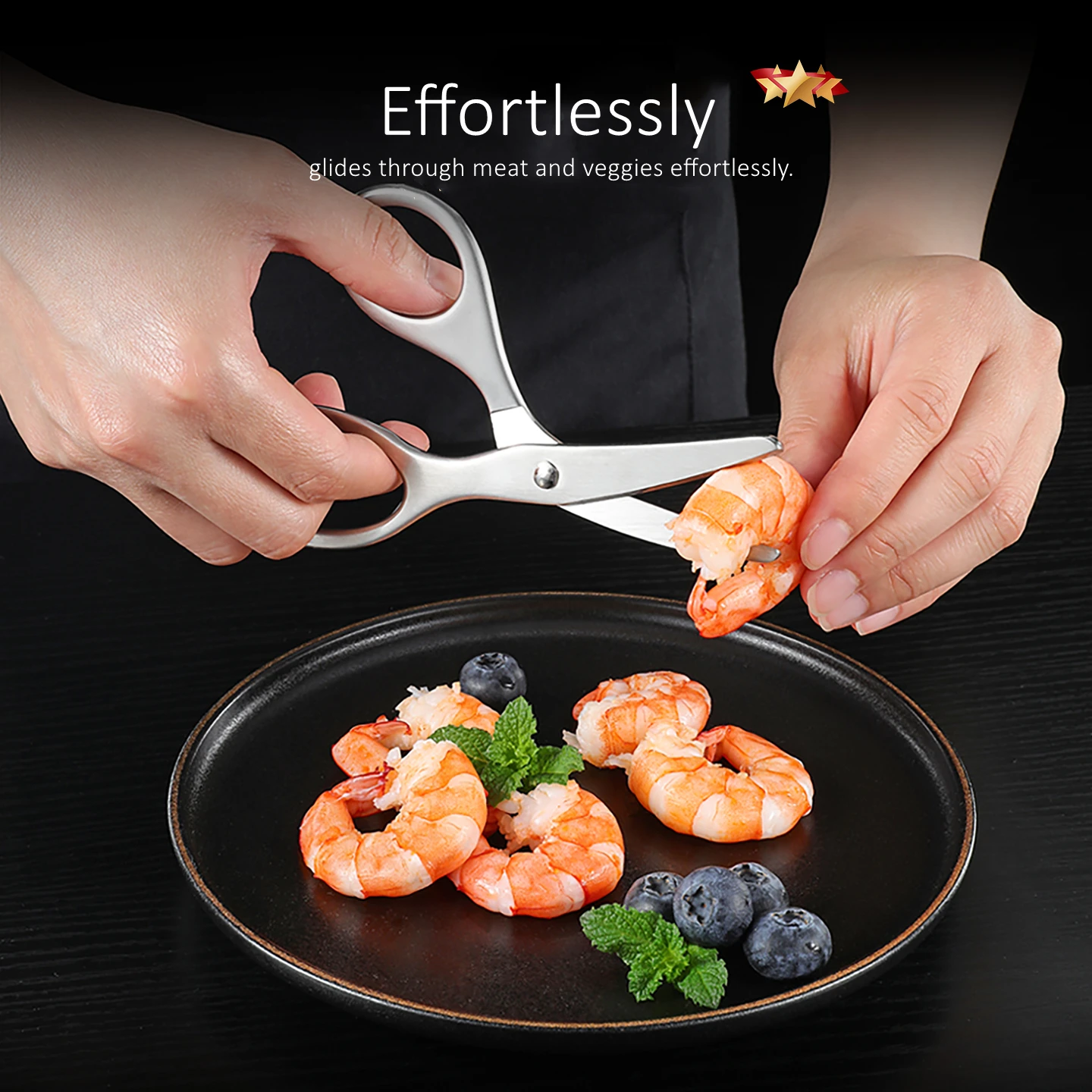 Certified Pure 304 Stainless S - Baby Food Scissors 评论和价格