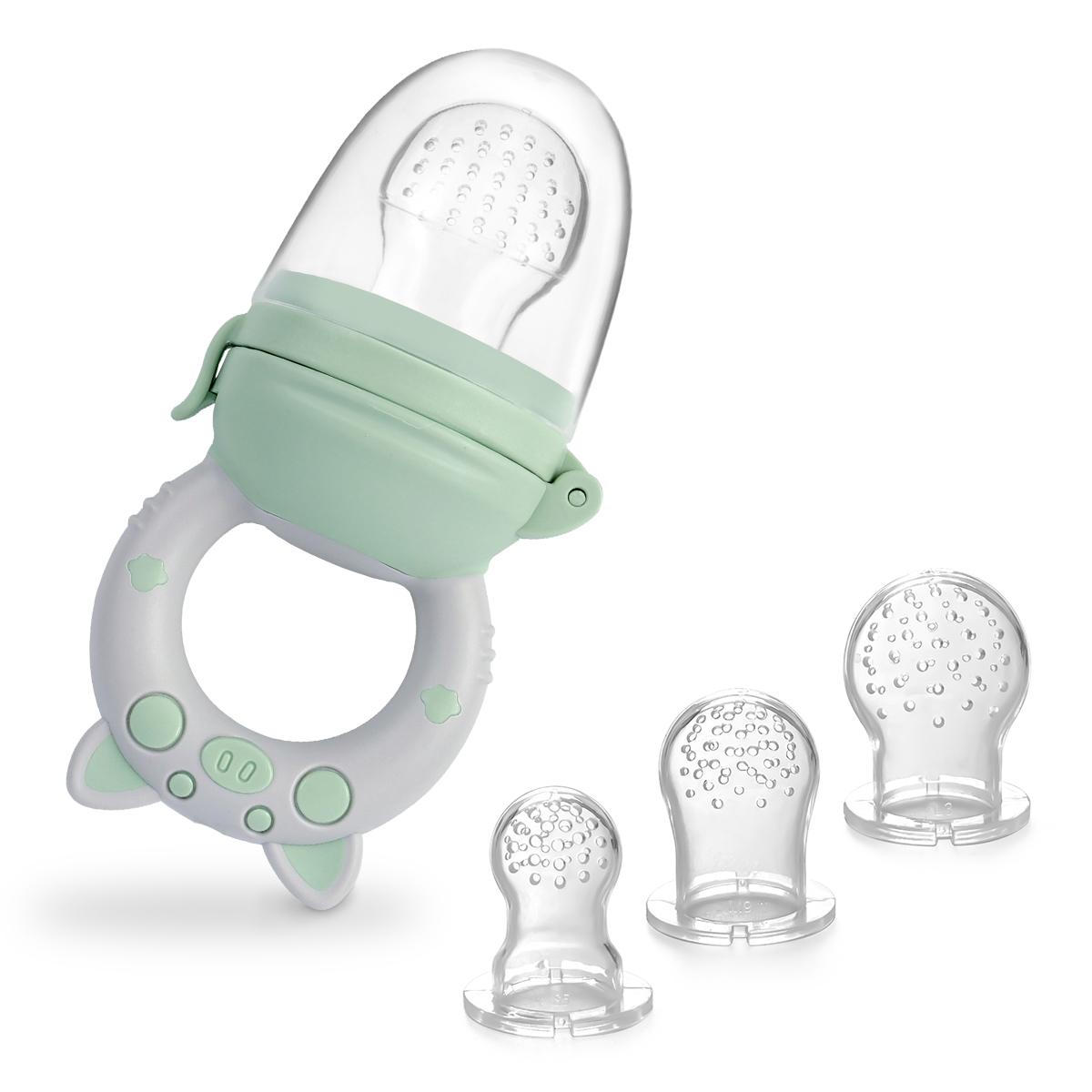 4pcs/set Silicone Fruit & Vege - Baby Food Vegetables 评论和价格