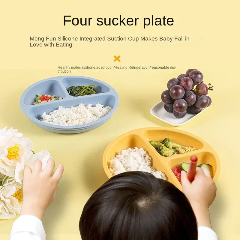 3Pcs Silicone Baby Feeding Set - Baby Food Menu 评论和价格