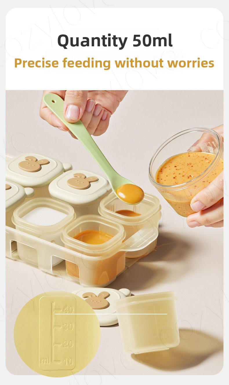 Portable Baby Food Freezer Tra - Baby Food Jars With Lids 评论和价格