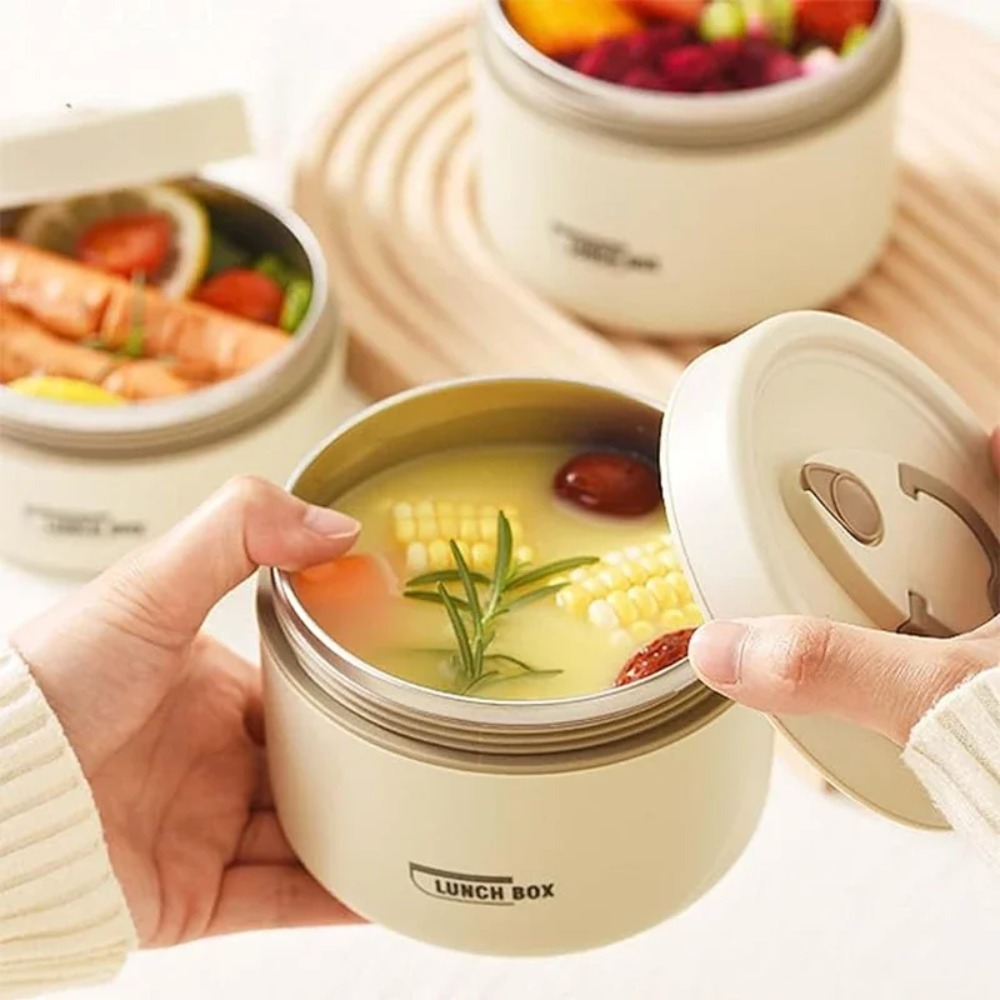 3pcs Insulated Lunch Box 304 S - Baby Food Warmer 评论和价格