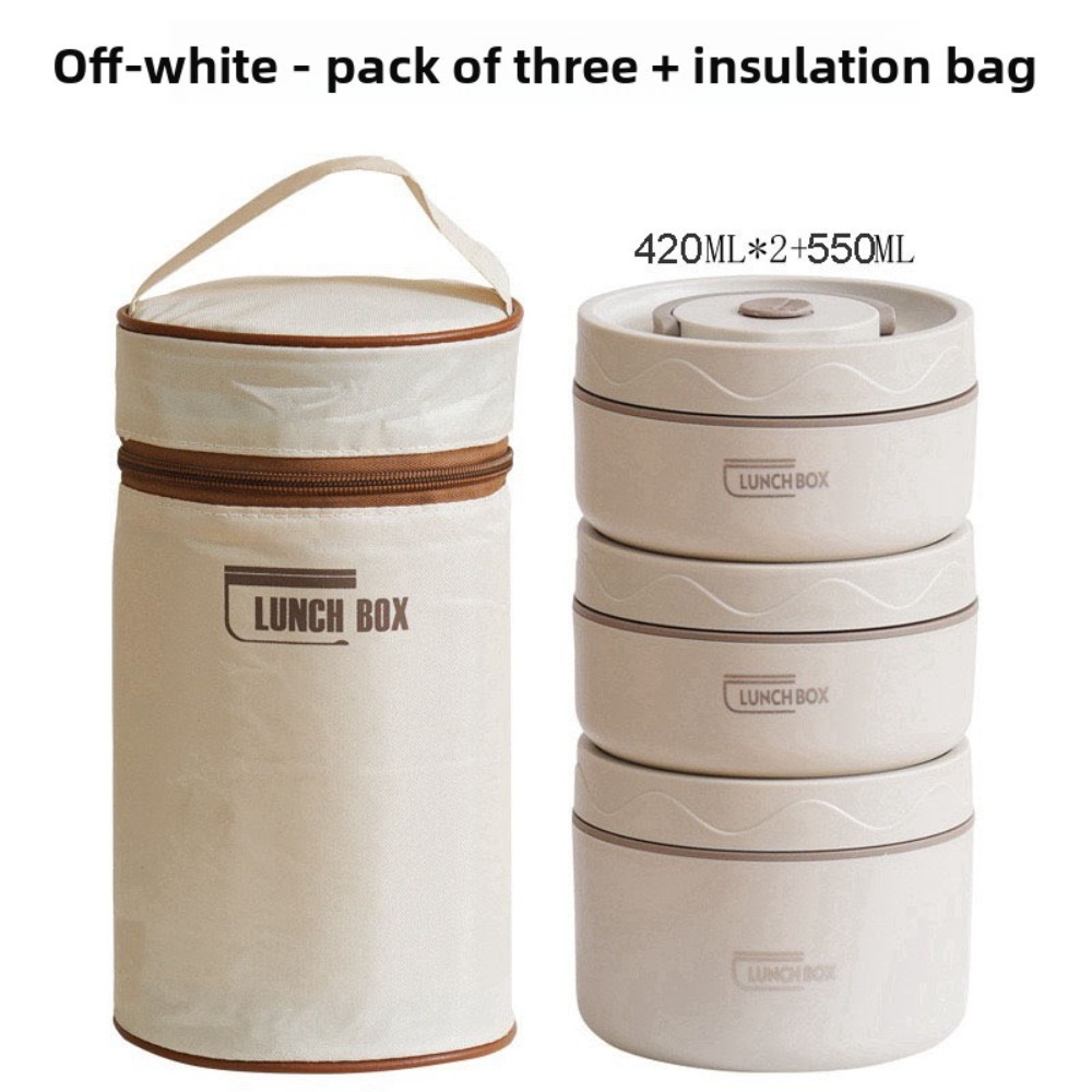 3pcs Insulated Lunch Box 304 S - Baby Food Warmer 评论和价格