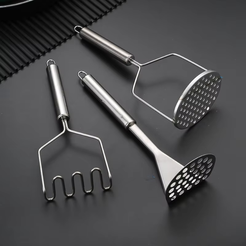 Stainless Steel Potato Masher  - Baby Food Vegetables 评论和价格