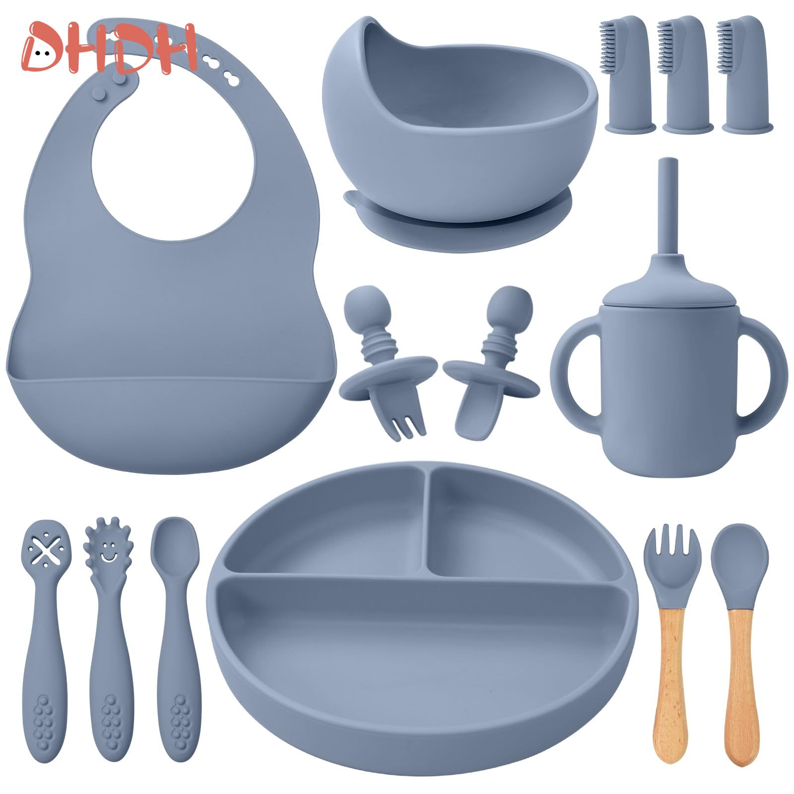 Silicone Baby Feeding Set Tabl - Baby Food Menu 评论和价格
