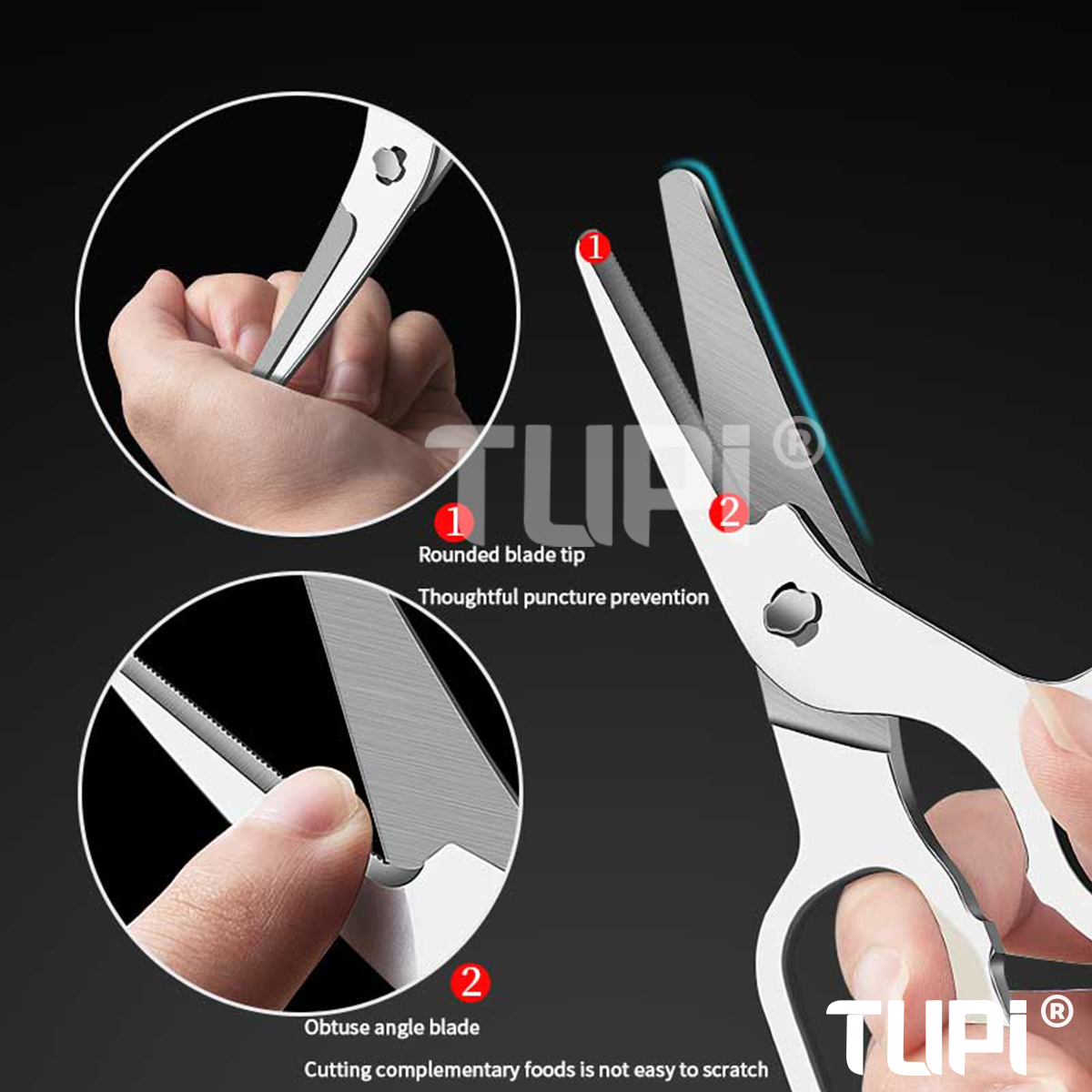 TUPI Baby Food Scissors - Food - Baby Food Scissors 评论和价格